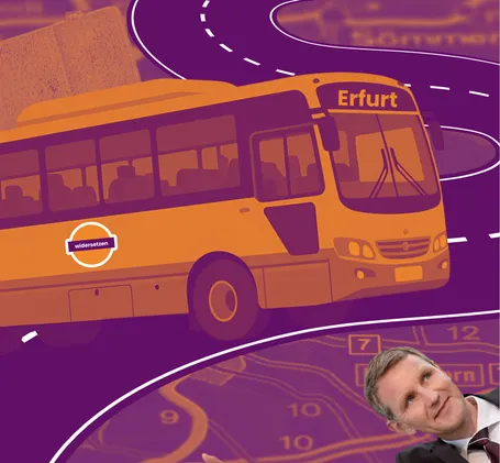 Frankfurt fährt nach Erfurt